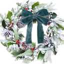 3 x SIMISI RIBBON Dusty Blue Frayed Velvet Ribbon 1.5 Inch Handmade Vintage Ribbon for Christmas Tree, Gift Wrapping, Outdoor, Wreath, Garland, Hair Accessories, Bows Making, Flower Bouquet (6 Yards)