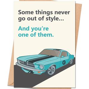 4 x Fathers Day Card Gift for Dad, Fathers Day Card from Daughter Son