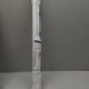 Vinyl Mini Blinds - Cordless French Door Blinds for Privacy, Light Filtering Horizontal Shades for Front Door & Patio Sidelight - 28" W x 72" H, White