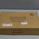 Flameless Candles with Remote, Battery Operated Flickering Flameless Candles, LED Candles with Timer 2/4/6/8H, with Realistic LED Candles Set of 9 (D3 x H 3" 4" 5" 6" 7") (Black)