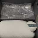 Eli & Elm | Best Ergonomic Side Sleeper Pillow for Neck Pain. Supportive Cooling Latex Fill with Luxury Breathable Cover. U-Shape Contoured Design. Queen Size Bed Pillow - 17" X 29"