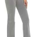 iChosy Women's Ease into Comfort Barely Bootcut Stretch Dress Pants (Gray)