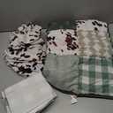 The Peanutshell 3 Piece Baby Crib Bedding Set for Boys & Girls - Newborn, Infant & Toddler Nursery Bed Set Decor with Fitted Crib Sheet, Dust Ruffle, Crib Comforter - Boho Farm