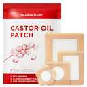 Castor Oil Pack Wrap (40 Count), 4 Sizes, Disposable Cotton Patches, Leak-Proof, Skin-Friendly and Breathable, for Belly, Joints and Body Care (Oil Not Included)