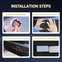 2 Pack LED Car Door Welcome Lights Projector Logo Light Ghost Shadow Lamp For Honda CRV Accessories