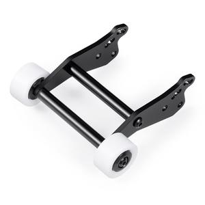 MORLORDY CNC Machined Wheelie Bar Kit Aluminum Rear Head Up Wheel with Bearings Set for 1/18 LOSI Mini LMT 4WD RC Monster Truck Upgrades