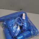 Fancystyle Pack of 80 Disposable Thicker Boot and Shoe Covers 19 inch Tall Extra Large Resistant Water/Skid Resistant Blue (80)