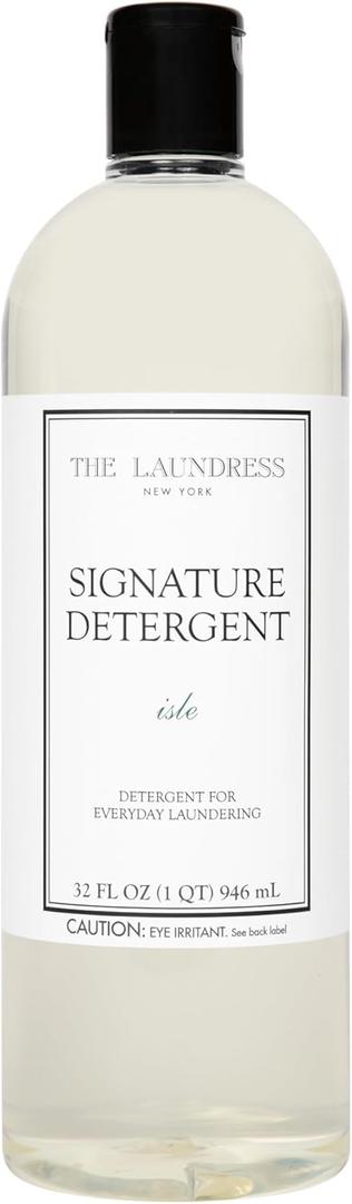 The Laundress Signature Isle Detergent, Coastal Inspired Scent, Concentrated Laundry Detergent Liquid, Tough on Stains, Isle Scent, 32 oz. (32 Fl Oz (Pack of 1))