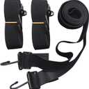 SEAZEN Car Cover Straps Wind Protector, 3Pcs Adjustable Elastic Windproof Ropes Protect Car Cover from High Winds, Universal Fit Most Cars (Black)