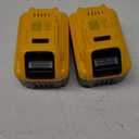 DEWALT 20V MAX 6 Ah Lithium Ion Battery 2-Pack (DCB206-2)