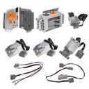 UNCLE BRICK 9 in 1 Motor Power Function Set,Equipped with Powerful High-Torque High-Speed Motor,Advanced Control Functions,Compatible with Major Brands,Suitable for Building Block Modification
