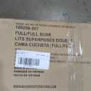 Max & Lily Full Over Full Bunk Bed with Ladder, Solid Wood Platform Bed Frame for Kids, 14" Safety Guardrails, Easy Assembly, No Box Spring Needed, Natural