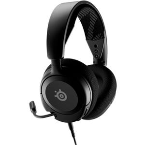 SteelSeries Arctis Nova 1 Multi-System Gaming Headset, Hi-Fi Drivers, Spatial Audio, Comfort Design, Durable, Ultra Lightweight, Noise-Cancelling Mic- Black (Renewed, Wired)
