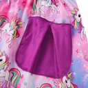 Vieille Little Girls Sleeveless Dress Cute Summer Sundress with Pocket 2-7 Years (Purple)