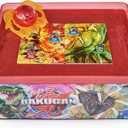 3 x Bakugan Baku-tin with Special Attack Mantid, Customizable, Spinning Action Figure and Toy Storage, Kids Toys for Boys and Girls 6 and up