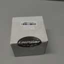 GREENTIME 12 Pcs Glitter Poinsettia 5.5" Artificial Flowers Christmas with Clips Stems Xmas Tree Ornaments for New Year Party Stairs Fireplace Porch Balcony Garden Church Wreath Decoration (White)