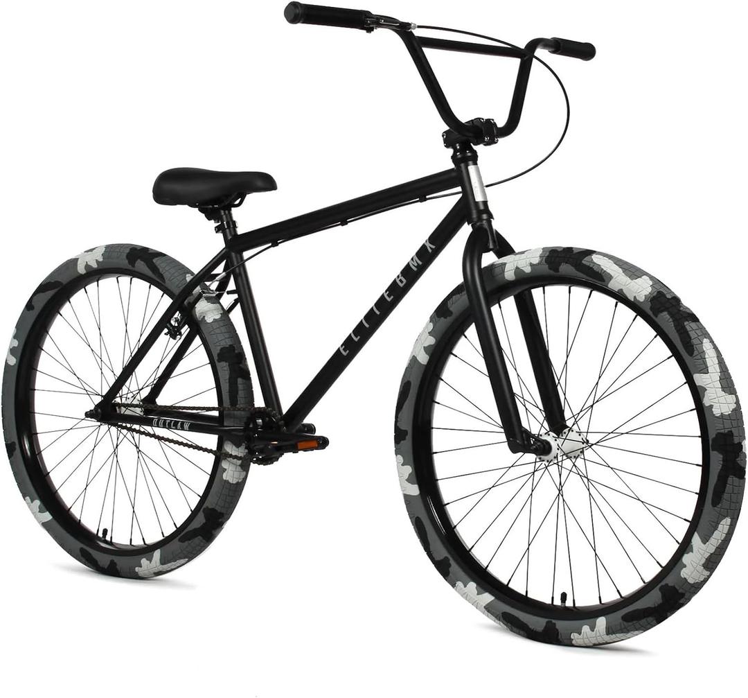 Elite BMX Bicycle 18", 20" & 26" BMX Bike for Teen Bike and Adult Bikes - Freestyle BMX Bike All Models Come with 3 Piece BMX Crankset