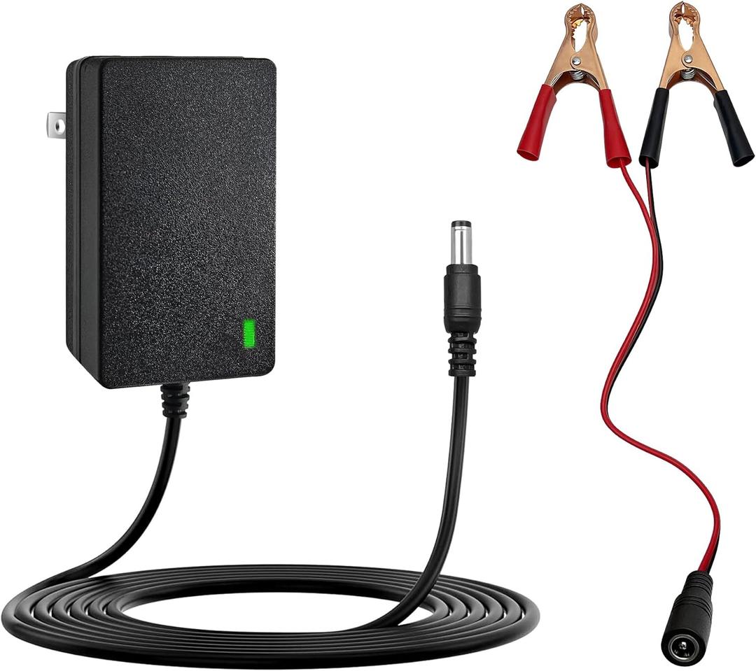 6V Battery Charger for Kids Ride On Cars Bumper Cars - Universal 6V Charger for Cocomelon, Lamborghini, Unicorn, Flybar, Monster Jam, Fire Truck Ride On Toys 6V Power Supply for Kid Trax