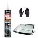 Windshield Sealant Black 310ml, Fast Cure Windshield Adhesive, High Strength Polyurethane Sealant, Suitable for Vehicles and RV (310ml)
