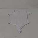 REORIA 2025 New Short Sleeve Women's Bodysuits V Neck Seamless Going Out Basic Thong Bodysuit tshirt bodysuit (Medium, White)