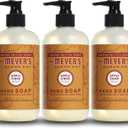 MRS. MEYER'S CLEAN DAY Hand Soap, Apple Cider, Made with Essential Oils, 12.5 oz - Pack of 3