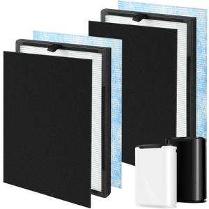 2 Packs Airmax 8L 3-in-1 Blue Ultra-Filter HEPA Filter Compatible with Okaysou Airmax 8L Air Purifier with H13 Grade True HEPA Replacment Filter