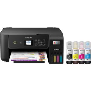 Epson EcoTank ET-2800 Wireless Color All-in-One Cartridge-Free Supertank Printer with Scan and Copy  The Ideal Basic Home Printer - Black, Medium