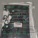 Honoson 6 Pcs St Patrick's Day Kitchen Towels St. Patrick's Day Dish Towels Shamrocks Gnomes Plaid Absorbent Bathroom Set Tea Cloth for Kitchen Home 16 x 24 Inches(Green and Black,Home Style)