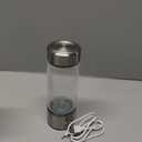 14 oz Portable Hydrogen Water Bottle Generator with PEM-SPE Technology, USB Rechargeable Hydrogen Water Ionizer Cup, Produces up to 3000 ppb Hydrogen in 3 Minutes for Home, Gym, Office & Travel