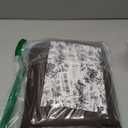 XTMYI Dark Brown Curtains for Living Room,Short Blackout Waterproof Shower Window Curtains for Bathroom Set,48 Inch Length