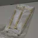 16.5" Metal Easel Stand for Sign  Elegant Table Top Easel for Display, Heavy Duty Tabletop Picture Easel Stand for Wedding Sign, Picture Frame, and Art (Gold)