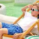 westwolf Boys Swim Trunks Compression Liner Bathing Suit Quick Dry Swimsuit 5-16T (Blue)