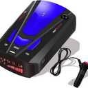 2026 Newly Radar Detector with Mute Memory, City/Highway Mode, Long Range Tracking, LED Display, Ideal Gift for Cars, Blue, FEB14