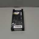 Milk Frother Handheld Rechargeable, Frother Wand Drink Mixer Electric Whisk for Coffee, Detachable With 3 Stainless Whisks, Hand Mixer for Lattes, Cappuccino, Matcha, Egg, No Stand, Black