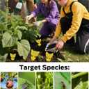 Carbelina Yellow Sticky Traps for Plant Gnats, 100pcs Sticky Traps for Gnat, Fruit Fly, Flying Insects, Bug, Waterproof, Non-Toxic Indoor Outdoor Use for Houseplants, Pots, Garden & Kitchen