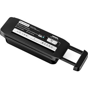 Paper Shredder for Home Use, 7 Sheet Strip Cut Small Paper Shredder Without Basket for Home Office, Portable Shredder Extendable Arm Design with Overheat Protection,Jam Proof