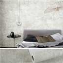 VEELIKE Distressed Light Grey Concrete Wallpaper Peel and Stick Modern Limewash Wallpaper for Bedroom Living Room 24''x118'' Self Adhesive Waterproof Concrete Contact Paper for Countertops Accent Wall