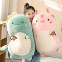 Kekeso Dinosaur Stuffed Animal Plush Pillow, Soft Hugging Pillow Cute Dinosaur Plush Toy Sleeping Cushion (Unicorn, 60cm/23.62in)