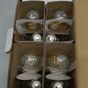 GE 60 Watt EQ A19 Classic Crystal Clear Soft White Medium Base (e26) Dimmable LED Light Bulb 8Pack