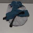 Lelepet Warm Dog Coats for Medium Dogs Waterproof Dog Winter Jacket Reflective Pet Fleece Vest Windproof Cold Weather Coats with Adjustable Buckle & Leash Hole, Dark Green, M