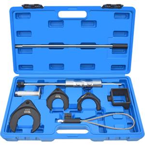 11 Piece Inner CV Axle Removal Tool, Heavy Duty Slide Hammer Puller Set | 63mm 48mm CV Joint Fork, Outer CV Joint Adapter and Steel Cable Adapter, Front Wheel Drive Axle Half Shaft Removal Tool Kit