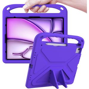 ATOOZ Kids Case for iPad air 13 inch 2024 2025 2026 (M2 M3 M4) / iPad Pro 13 inch (M4 M5), Cover with Shockproof Handle Stand for iPad Pro 13 7th /8th Gen 13" Tablet (Purple)