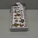 5 Pcs Western Outfits for Men Cowboy Suede Leather Vest Hat Necktie Buckle Belt Sheriff Badge for Halloween Costume (Medium, Black)