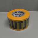 1 Pack Yellow Caution Tape Bulk Pack, 3in x 6000ft, Waterproof Safety Tape Roll for Construction, Hazardous Areas, Halloween Decor