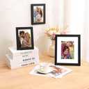 decorUhome 8x10 Picture Frame, Display Pictures 5x7 with Mat or 8x10 without Mat, Wall & Tabletop Display Photo Frame, Black, 2 Pack