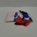 2 Pack USA Pleated Fan Flag, 3x6 Ft American US Flag Patriotic Bunting Stars and Stripes Banner with Canvas Header and Brass Grommets for 4th of July Memorial Day Indoor Outdoor Decoration