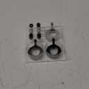 3 Pack Silicone Protective Cover and 6 Pack Ear Tips Replacement Accessories for EKO CORE 500 Digital Stethoscope, Dustproof Plug Design Prevents Dust from Entering The Device's Interface (Black) (Dark color series)