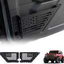 FIERYRED Front Door Storage Pockets for Ford Bronco 2021 2022 2023 2024 2025, Aluminum 2PCS Front Door Side Organizer Box Storage Interior Cup Holder Accessories fit Bronco 2/4-Door, Not for Sports