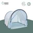 Babymoov Anti-UV Baby & Toddler Beach Tent UPF 50+ Sun Protection with Pop Up System for Easy Use & Transport, Blue Waves,
3 Person
 
