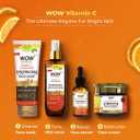 WOW Skin Science Vitamin C Exfoliating Face Wash With Brush, Soft, Silicones Bristles, Foaming Cleanser For All Skin Type, Hydrate For Smooth Skin, Helps Remove Blackheads, Reduce Acne Breakout, 100ml